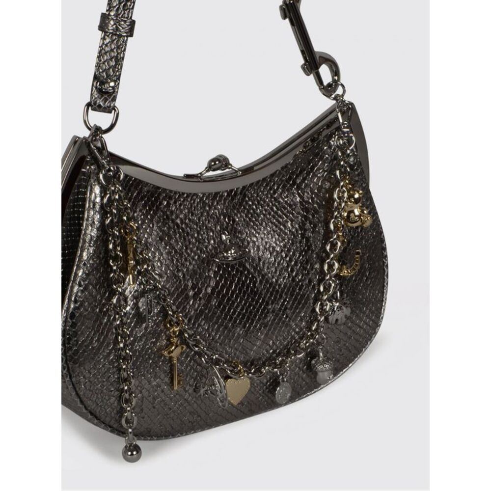 Vivienne Westwood Shoulder Bag Woman Steel - Picture 3 of 3